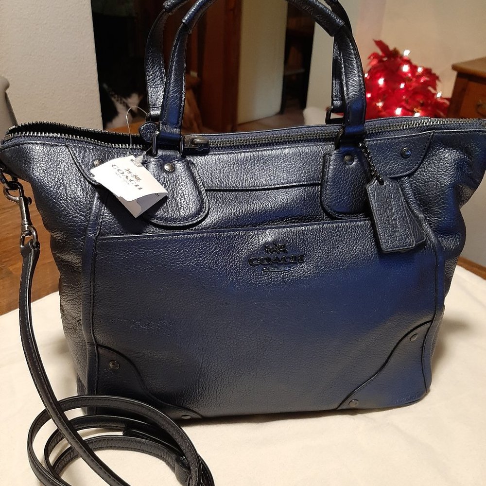 Coach Leather satchel NWT